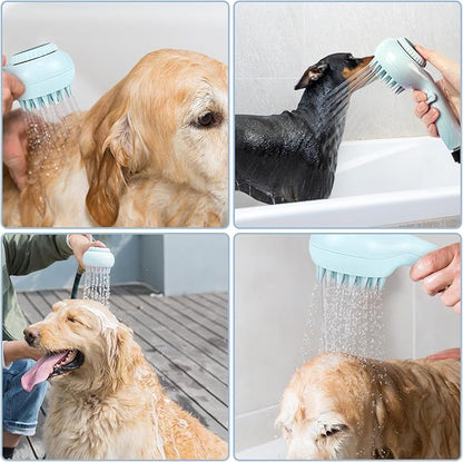 Dog Shower Brush Attachment - Pet Shower Attachment Dog Shower for Gentle Grooming, Easy to Use Dog Shower for Home Grooming, Dog Bath Brush for Deep Cleaning