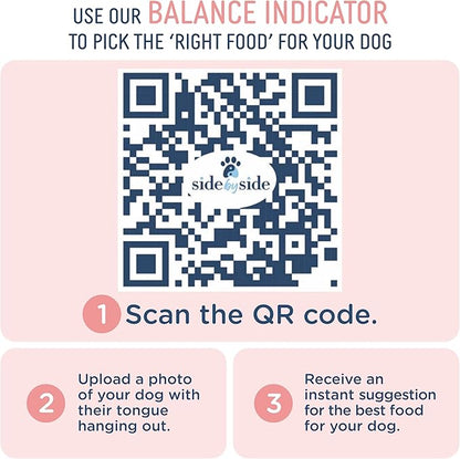 Side by Side Beef & Salmon Stew - Neutral Wet Dog Food & Dog Food Topper for All Breeds - Made with Nutrients & Whole Raw Ingredients - No Artificial Additives or Fillers - USA Made (12.5 oz, 6-Pack)