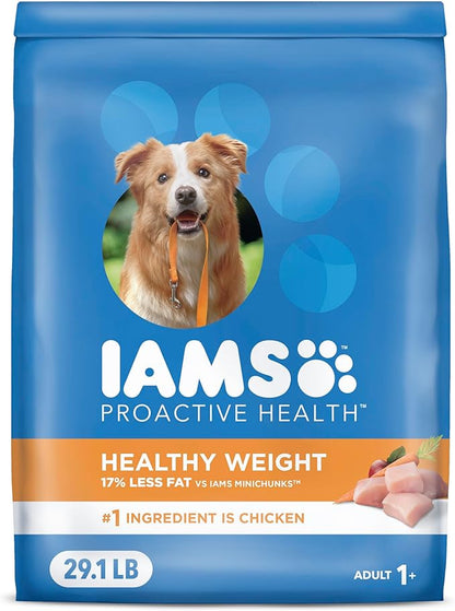IAMS Proactive Health Healthy Weight Control Adult Dry Dog Food with Real Chicken, 29.1 lb. Bag