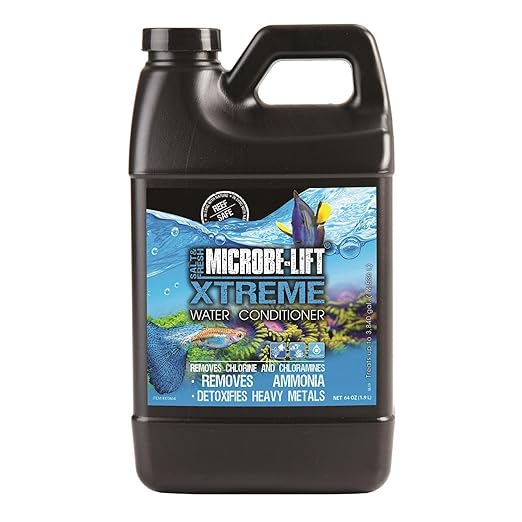MICROBE-LIFT XTA64 Xtreme Water Conditioner Treatment for Aquariums and Fish Tanks, 64 Ounces