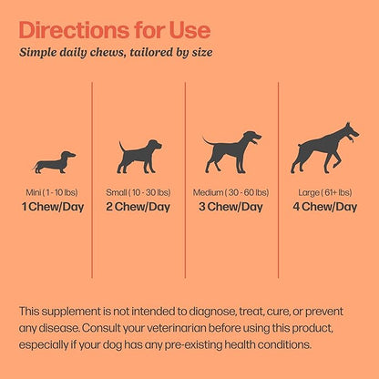 Selly_ Den Hip & Joint Support for Dogs  Chicken Flavor Soft Chew Supplement  Glucosamine, Chondroitin & MSM for Mobility & Joint Health  Made in USA  90 Count, 6.5 Oz