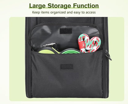 Pecute Cat Backpack Carrier, Small Dog Backpack Carrier, Pet Backpack Carrier for Cats Dogs Puppy Kitten, Cat Carrier Bag Carrying for Travel Hiking Bike Riding Walking Outdoor,Black