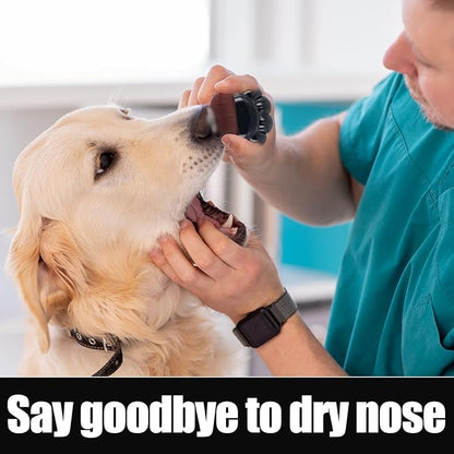 2pcs Dog Paw Balm Brush, Dog Paw Pad Balm Brush with Silicone Cleaning Pad Dog Cares Products Dog Nose Balm Applicator Paw Cleaning Brush for Dogs Cats (Black)