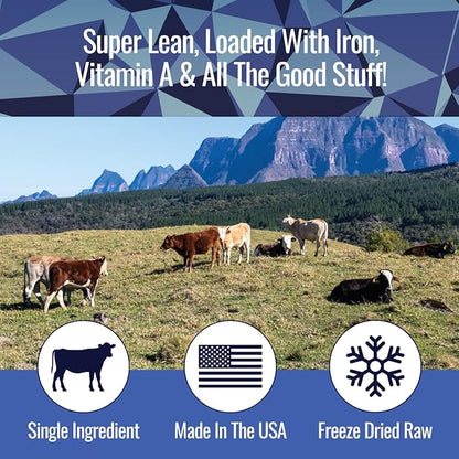 Smart Cookie Freeze Dried Beef Liver Bites - Single Ingredient Beef Liver Dog Treats - Low Calorie Training Treats for Dogs - 2oz Bag, 1 Pack