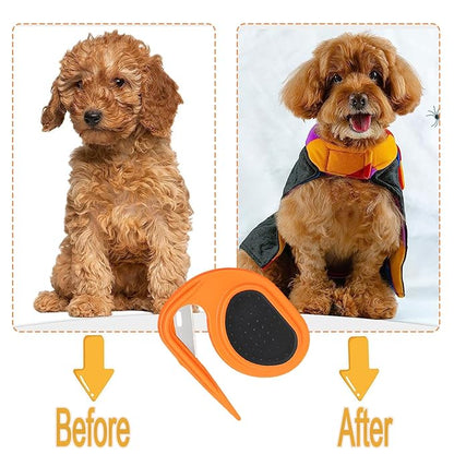 4Pcs Pet Knotting Comb, Multifunctional Dog Comb for Dog,Knotting Comb for Cat,Cat Massage Hair Removal Comb,Grooming Comb for Cat Remove Tangled and Loose Hair