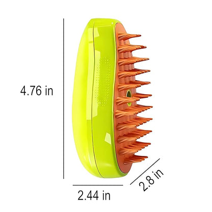 Cat Steam Brush For Shedding, Grooming Tool for Cats and Dogs with Steam Function, Massage, and Shedding Hair Removal - Ideal for Pets, Featuring Weighted Blanket Technology, Hair Brush, 3 in 1