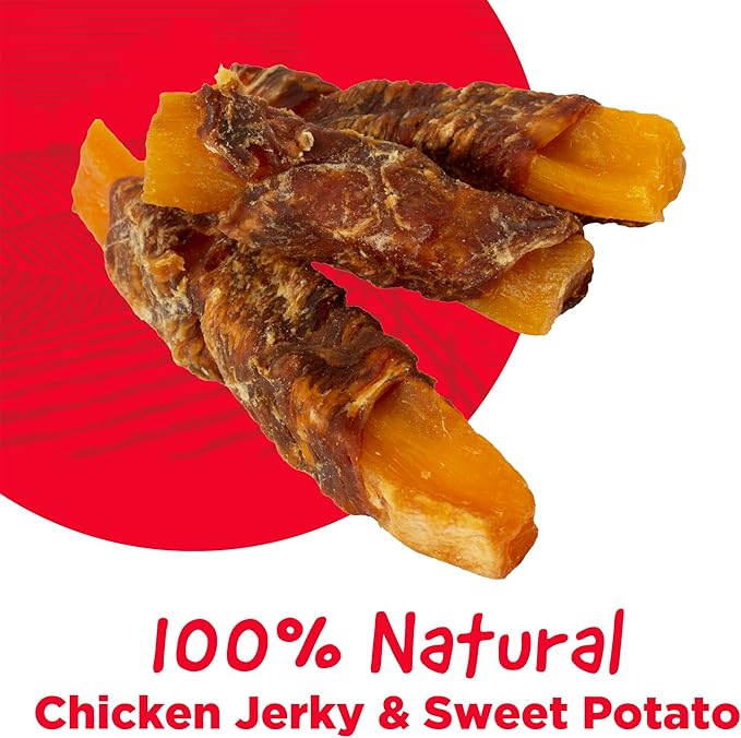 Chicken & Sweet Potato Jerky Tender Dog Treats, High Protein, Low Fat, No Artificial Colors, 16 oz