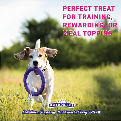 NutriBites Freeze Dried Pork Liver Dog & Cat Treats, 9 oz | Healthy Pet Training Treats or Food Topper | All Natural, Single Ingredient, High Protein | Great for Puppy, Small, Medium, or Large Breeds