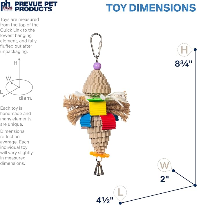 Prevue Pet Products Sound & Movement Mr. Mustache Bird Toy 62614