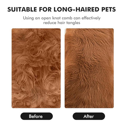 Cat Brush for Long Haired Cats, Dog Brush for Shedding Grooming Small Medium Dogs, Deshedding Dog Brush Self Cleaning Dematting Comb for Dogs, Pet Undercoat Rake for Dogs Remove Matted Fur