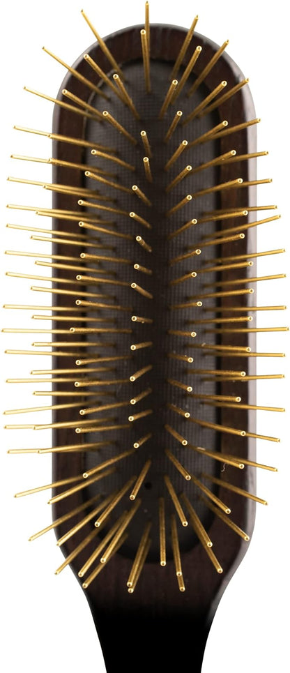 Chris Christensen 27 mm Oblong Pin Dog Brush, Fusion Series, Groom Like a Professional, Brass Pins, 100% Static Free, Ground and Polished Tips