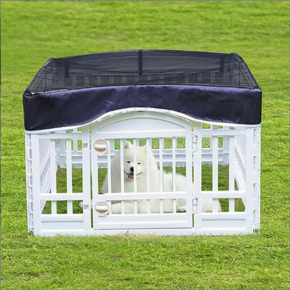 Dog Playpen Pet Playpen Mesh Fabric Top Cover- Sun Protectionï¼_et Cover for Dog Playpen for Indoor/Outdoor Use, 36" *36