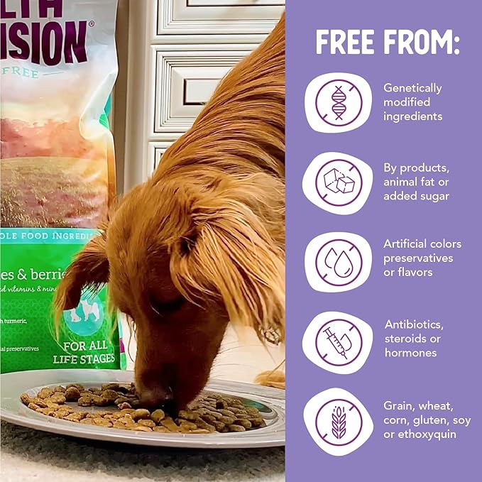 Health Extension Grain Free Duck & Sweet Potato Dry Dog Food (4 lb / 1.81 kg) - Lean Protein Formula with Turmeric & Antioxidants for Healthy Skin & Digestion (Pack of 6)