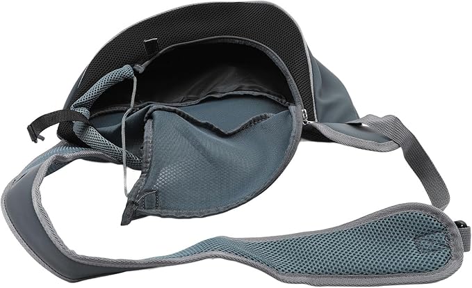 Dog and Cat Sling Carrier, Outing Breathable Shoulder Pet Dog Carrier, Travel Mesh Outdoor Safe Pet Papoose Bag, Soft Pouch and Tote Design Single Comfort Sling Handbag Tote Pouch for Travel (Black)