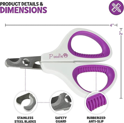 Cat Nail Clipper, Dog Nail Trimmers  Pet Claw Scissors for Cats, Dogs, Rabbits & Small Animals  Sharp Stainless Steel Professional Grooming Tool - Gentle Yet Effective