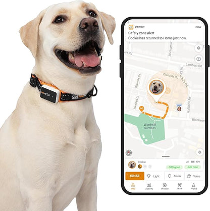 3 GPS Pet Tracker GPS Dog Tracker 4G Live Tracking, Smart Alerts, Fully Waterproof Activity Monitor for Pets, Unlimited Range, Remote Voice Recall, Fits All Collars, 30 Day Free Subscription