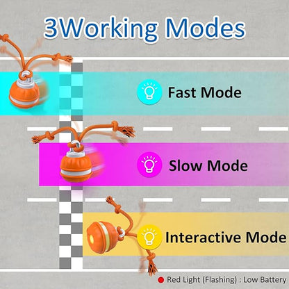 Interactive Dog Toys, Motion Activated Dog Ball, Automatic Rolling Ball Toys for Puppy/Small Dogs