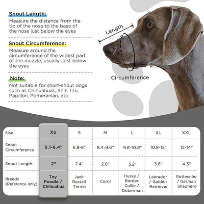 Dog Muzzle,Mesh Soft Muzzle for Small Medium Large Sized Dogs, Breathable Reflective Adjustable Puppy Muzzles with Collar for Scavenging Grooming Biting Chewing,Allows Panting and Drinking