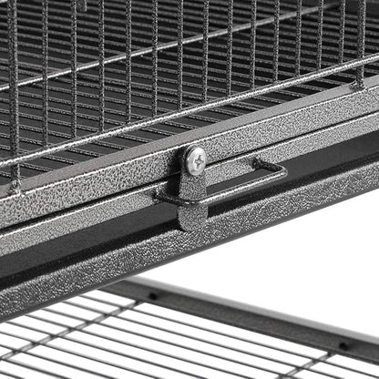 Yaheetech 52-inch Wrought Steel Standing Large Flight King Bird Cage for Cockatiels African Grey Quaker Amazon Sun Parakeets Green Cheek Conures Pigeons Parrot Bird Cage Birdcage with Stand