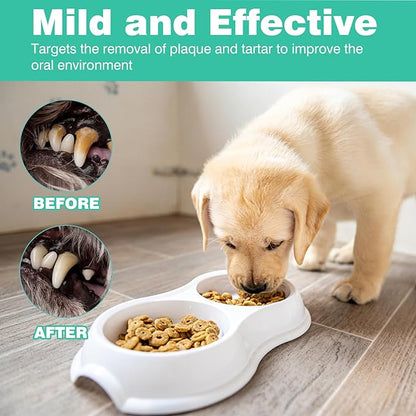 Dog Teeth Cleaning Wipes, Pre-Soaked Pet Tooth Finger Wipes, Soothing Cleaning Pet Teeth, Reducing Tartar and Plaque, Freshening Breath, Maintaining Your Dog's Oral Health