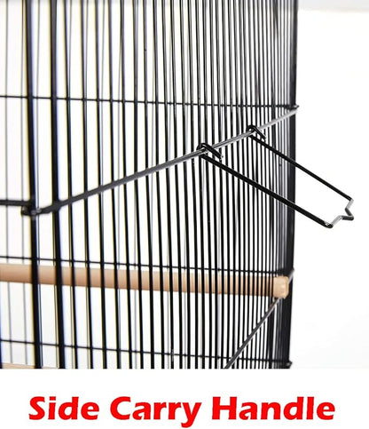 Lot of Breeding Bird Flight Cages for Canary Parakeet Aviaries Budgies Lovebird Finch (24" Black Divider)