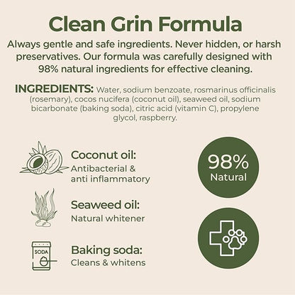 Dental Finger Wipes for Dogs and Cats, Hypoallergenic Teeth Cleaning Pet Wipes Designed to Freshen Breath, Remove Tartar & Plaque Buildup, Safe & Gentle Ingredients, 50 Count