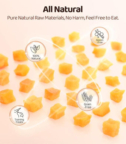 16OZ Sweet Potato Dog Training Treatsï¼_otato Cube Dog Training Treats Reward Snacks for Small Medium Large Dogsï¼ High Protein Dog Chewy Treats