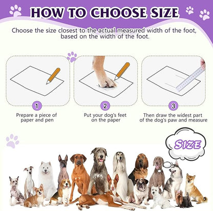 Dog Shoes for Large Medium Small Dog, Mesh Breathable Dog Shoes for Hot Pavement, Anti-Slip Dogs Boots Paw Protectors with Reflective for Outdoor Walking Indoor Hardfloors (Size 4)