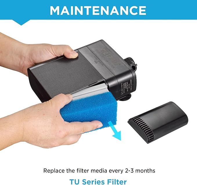 Replacement Cartridge for Aquarium UV Filter TU-700 with Aquarium Filter Foam, Active Carbon and Ceramic Ring(TU700-S)