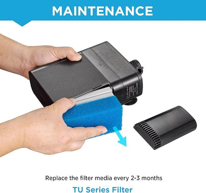 Replacement Cartridge for Aquarium UV Filter TU-700 with Aquarium Filter Foam, Active Carbon and Ceramic Ring(TU700-S)