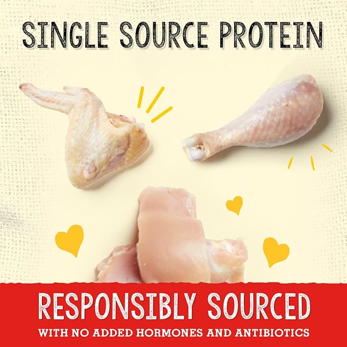 Stella & Chewy's Freeze Dried Raw Cage-Free Chicken Meal Mixers  SuperBlends Dog Food Topper  Grain Free, Protein Rich Recipe  3.25 oz Bag