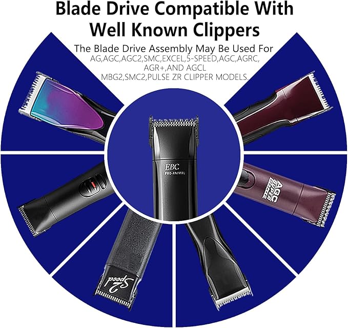 AGC Blade Drive Assembly Lever Replacement Blade for ANDIS Pet Clipper (2 PCS)