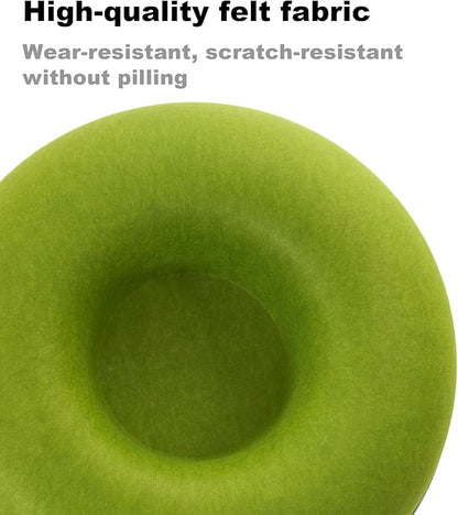 Large Cat Tunnel Bed for Indoor Cats with 3 Toys, Scratch Resistant Donut Cat Bed, Up to 30 Lbs (L 24x24x11, Green)