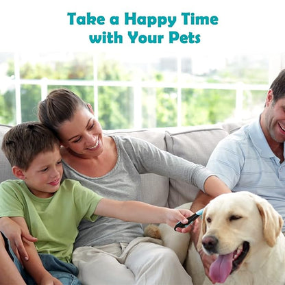 Slicker Brush, PETPAWJOY Dog Brush Gently Cleaning Pin Brush for Shedding Dog Hair Brush for Small Dogs Puppy Yorkie Poodle Rabbits Cats