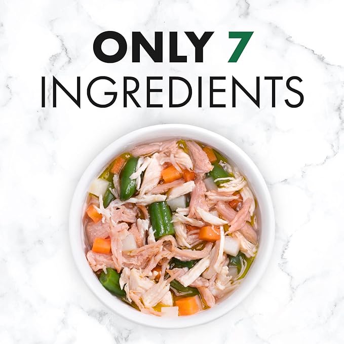 Nutro So Simple Meal Complement Wet Dog Food Chicken and Chicken & Duck Recipes in Bone Broth 10-Count Variety Pack, 2 oz. Tubs