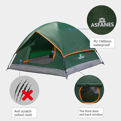 Outdoor Waterproof Pet Camping Tent, Cave Bed for Indoor Cats and Small Dogs, Portable Cat House Dog House, 29.5x29.5x18.9'', Green, M.