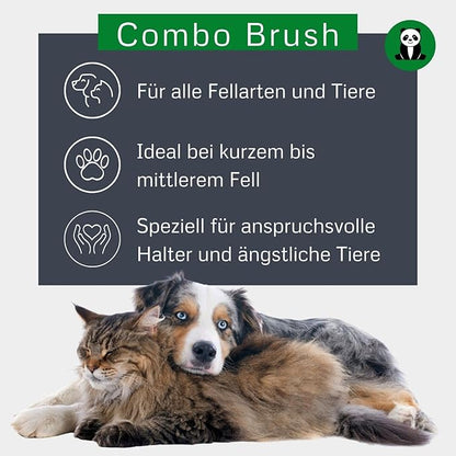 Alcott Bamboo Groom Oval Brush for Pets
