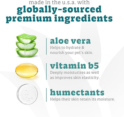 Espree Pet Hypoallergenic Aloe Wipes, Cleaning and Odor-Controlling Grooming Wipes for Paws, Cat Grooming, Dog Care, Perfect for Puppy and Adult Dogs, Fresh Baby Powder Scent, 50 Count