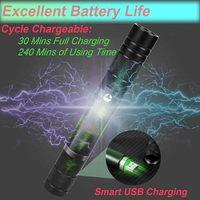 MEUSNO Red Laser Pointer Cat Toy, Red High Power Laser Pointer Long Range Strong Laser Light Pointer for Cats Dogs Toy Rechargeable Pointer Laser for Presentations Teaching Outdoor Cat Laser Toy