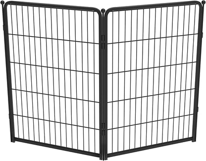 FXW Homeplus Dog Playpen for Indoor Use - Stress-Free and Safe Play, Heavy Duty 40 Inch 2 Panels Dog Pen for Medium and Large Dogs, Black_atented