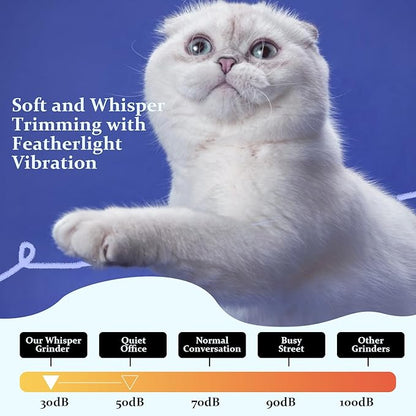 Grind Pro for Dogs,Electric Dog Nail Clippers for Dog Nail Grinders Rechargeable,Lower Noice Dog Nail Grinder,Dogs and Cats Paws Grooming Tool