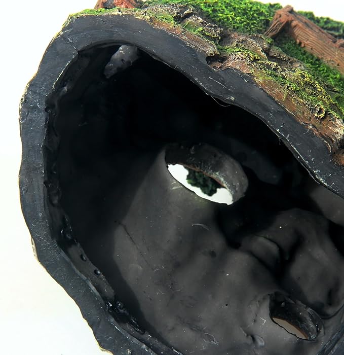 RVQIGYP[Magic Underwater Cabin Fish Tank Landscaping Hobbit House Decoration | Handmade Resin Material Waterproof and Anti-Fading | Fairy Tale Style Aquarium Landscaping Give Away Water Plants