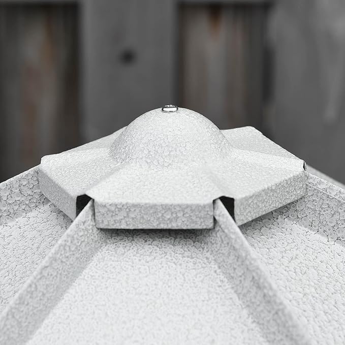 PawHut 44" Hexagon Covered Canopy Portable Aviary Flight Bird Cage With Storage