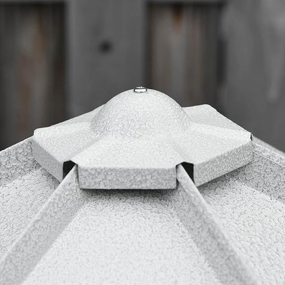 PawHut 44" Hexagon Covered Canopy Portable Aviary Flight Bird Cage With Storage