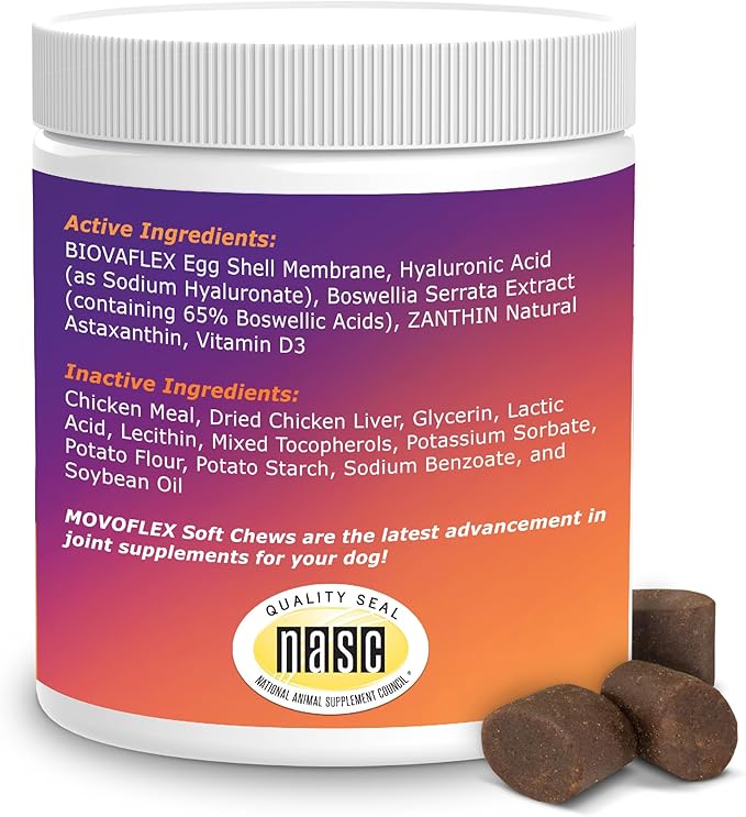 Joint Support Supplement for Small Dogs - Hip and Joint Support - Dog Joint Supplement - Hip and Joint Supplement Dogs - 60 Soft Chews (by Virbac)