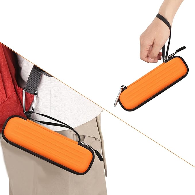 Hard Storage Case for Casfuy Dog Nail Grinder - Travel Case for Enhanced Pet (Only Case) (Orange)