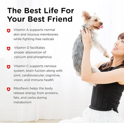 Nutri-Vet Multi-Vite Chewables for Adult Dogs, Dog Vitamins, Pet Essentials, Potent Antioxidants, Strong Bones, Supports a Balanced Diet, Pet Supplements, 120 Count