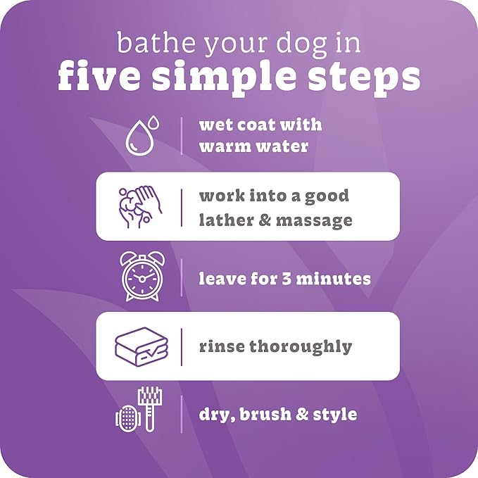 Espree Calming Lavender & Chamomile Shampoo & Conditioner, Soothes & Relaxes with Lavender, Moisturizes with Aloe Vera, Anti-Inflammatory Chamomile, Dry & Sensitive Skin, Gentle Pet Grooming, Gallon