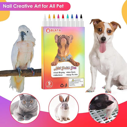 Dog Nail Polish Pen Quick Dry, Odorless, Pet Grooming Kit, Pet Nail Polish, Pet Costume, Dog Safe Paint, Pet Paint, Dog Safe Paint for Paws, Horse Safe Paint, Dog Friendly Nail Polish