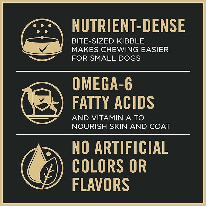 Purina Pro Plan Small Breed Dry Dog Food Shredded Blend Lamb and Rice Formula with Guaranteed Live Probiotics - 18 lb. Bag